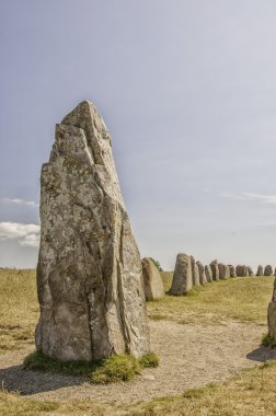 Ales Stenar Ancient Standing Stones clipart