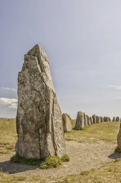 Ales Stenar Ancient Standing Stones — Stock Photo, Image