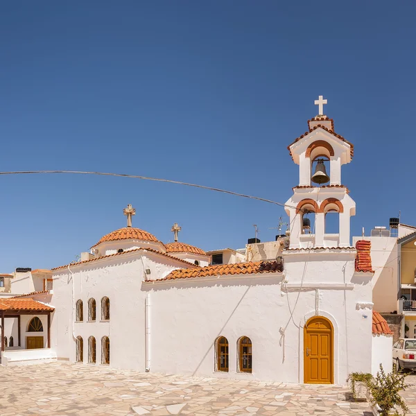 Lerapetra kyrkliga kvadratiska pano — Stockfoto