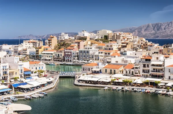 Agios Nikolaos Harbour — 图库照片
