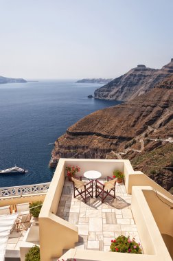 Romantik veranda Santorini