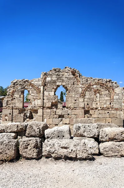 Lado ruinas del antiguo templo — Foto de Stock