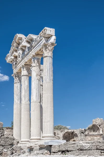 Tempio laterale di Apollo Rovine — Foto Stock