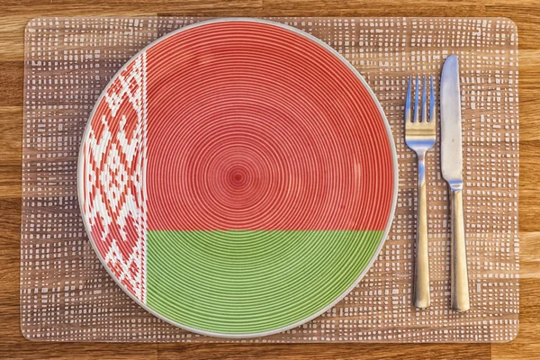 白俄罗斯的餐盘 — 图库照片