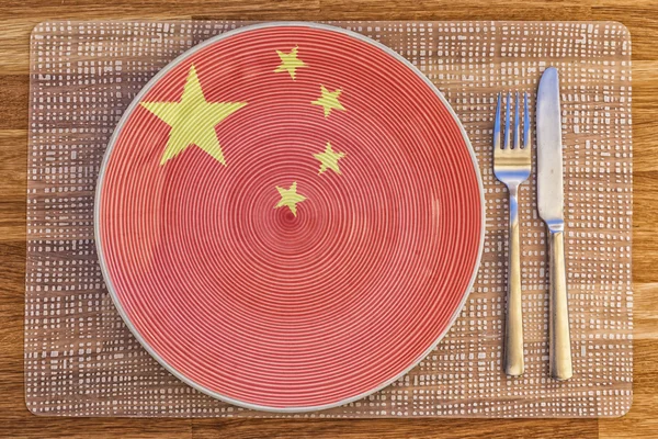 中国的餐盘 — 图库照片