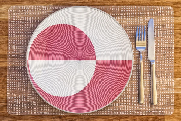 Płyta obiad dla Grenlandii — Zdjęcie stockowe