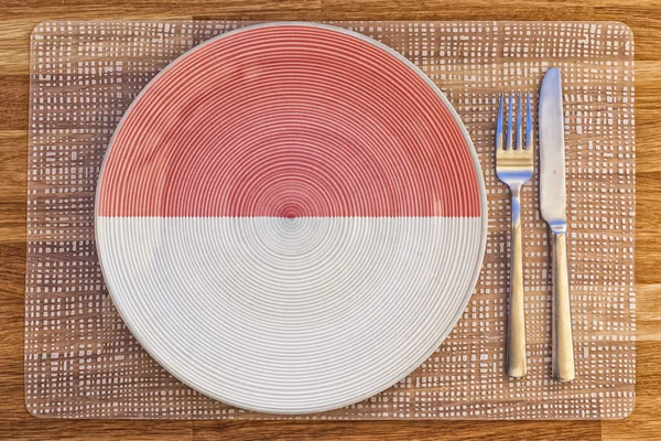 Plato de cena para Indonesia — Foto de Stock