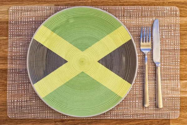 Assiette pour la Jamaïque — Photo