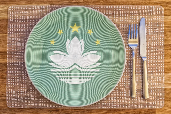 Płyta obiad dla Makau — Zdjęcie stockowe