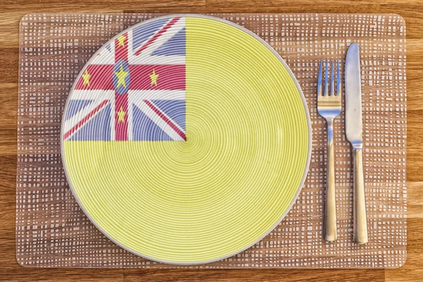 Assiette de dîner pour Niue — Photo