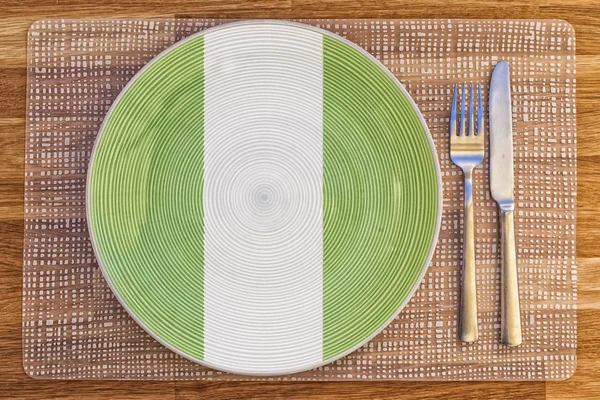 Assiette pour le Nigeria — Photo