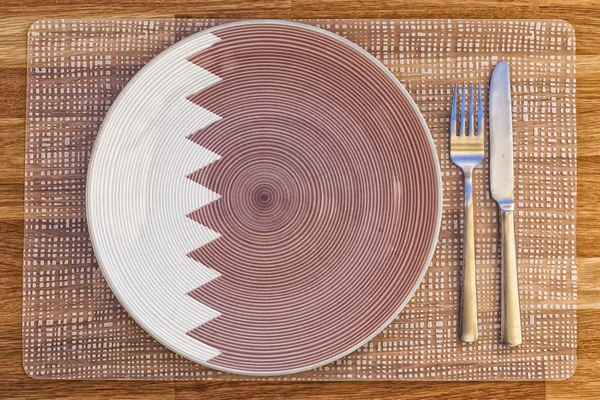 Assiette pour le Qatar — Photo