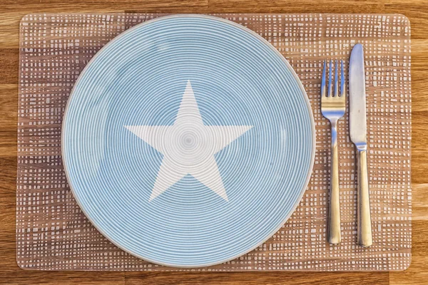 Plato de cena para Somalia — Foto de Stock
