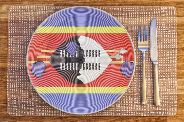 斯威士兰的餐盘 — 图库照片