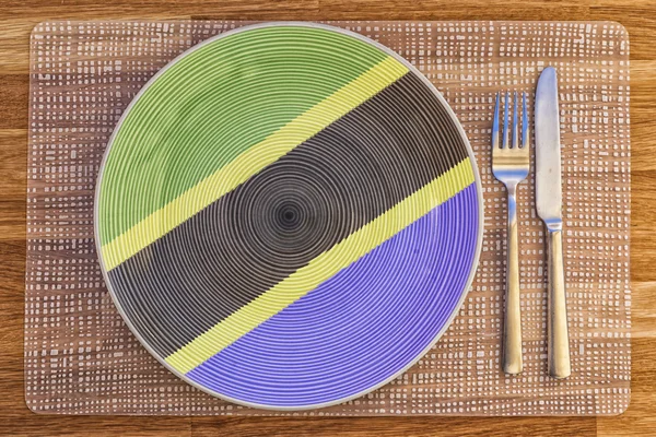 Assiette pour la Tanzanie — Photo