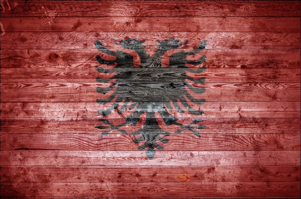 Wooden Boards Albania — Stock Photo, Image