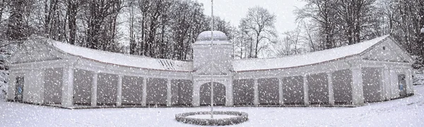 Brunnspaviljongen in Winter — Stock Photo, Image