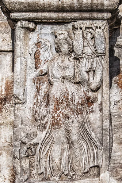 Római diadalívet Constantine megkönnyebbülés — Stock Fotó