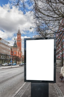 Boş yol kenarı Billboard