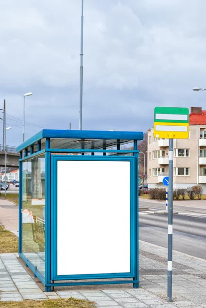 Bushalte hoofdweg — Stockfoto