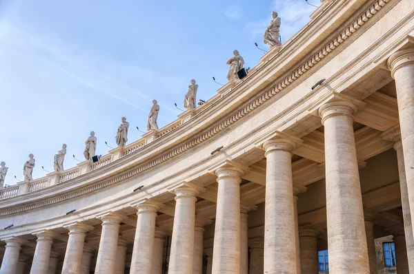 Rom Saint Peters Colonnade — Stockfoto