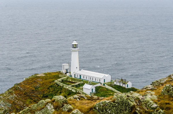 Jižní zásobníku maják ostrova Anglesey Stock Snímky