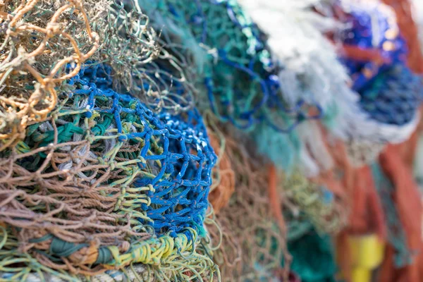 Redes de pesca coloridas — Fotografia de Stock