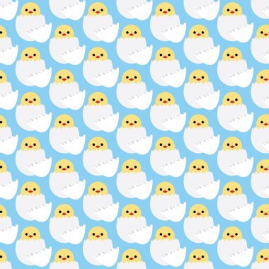 Dikişsiz mutlu Paskalya desen