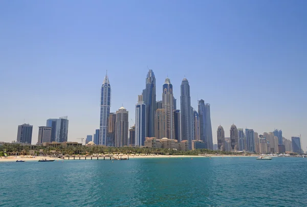 Vista de la playa en Dubai — Foto de Stock