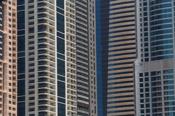 Několik mrakodrapů v Dubaji — Stock fotografie
