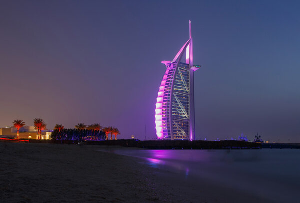 DUBAI, UAE - MAY 12, 2016: Burj Al Arab