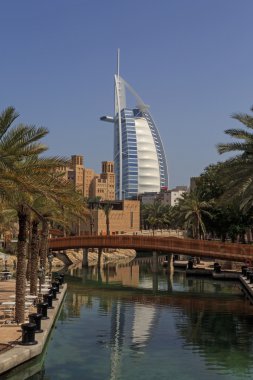 Dubai, Birleşik Arap Emirlikleri - 12 Mayıs 2016: Burj Al Arab otel