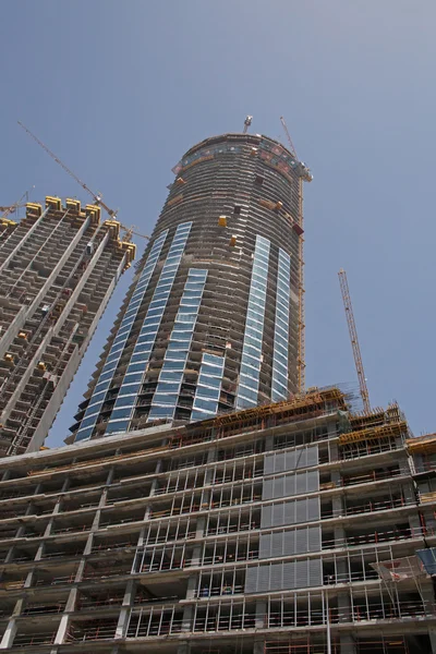 DUBAI, UAE - MAY 14, 2016: construction of tower — Stock Photo, Image