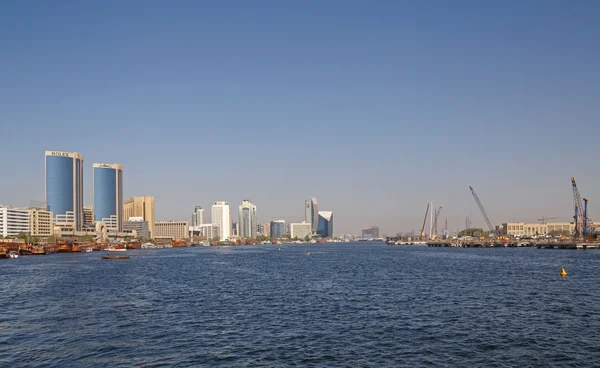 Dubaj, Spojené arabské emiráty - 14 května 2016: Dubai Creek — Stock fotografie