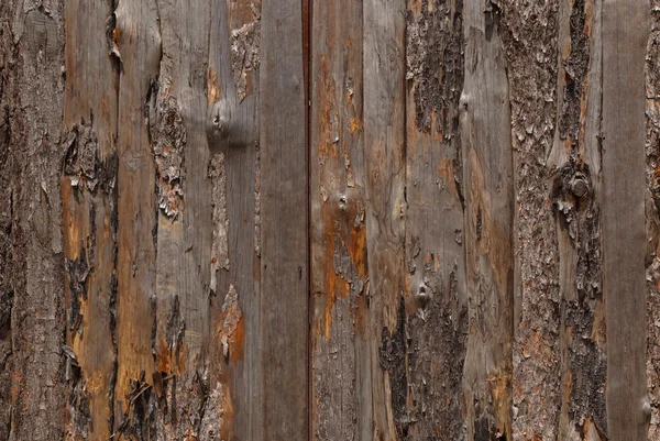 Detail van houten hek — Stockfoto