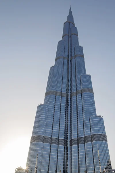 DUBAI, Emirados Árabes Unidos - 11 de maio de 2016: Burj Khalifa tower — Fotografia de Stock