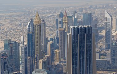 Dubai, Birleşik Arap Emirlikleri - 20 Mayıs 2016: görme şehir bölgesinin