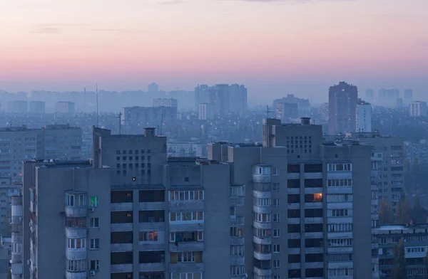 Kiev at sunrise — Stock Photo, Image
