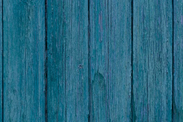 Detail Der Alten Blauen Holzwand Aus Brettern — Stockfoto