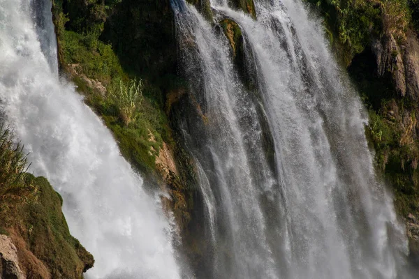 Widok Wodospady Duden Antalya Turcji — Zdjęcie stockowe
