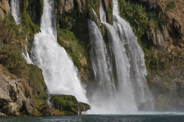 Widok Wodospady Duden Antalya Turcji — Zdjęcie stockowe