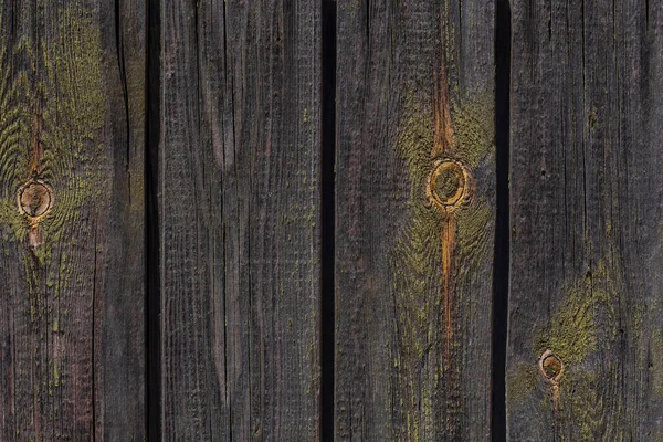 Detail Der Alten Dunklen Holzwand Aus Brettern — Stockfoto