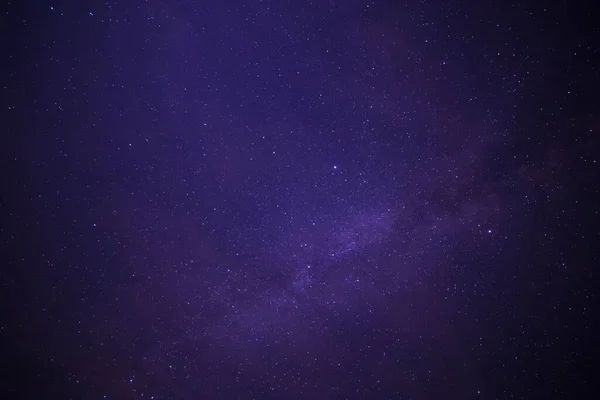 Vista Del Cielo Nocturno Fondo Espacial Azul Oscuro Con Galaxia —  Fotos de Stock