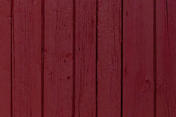 Темно Красная Деревянная Стена Досок — стоковое фото