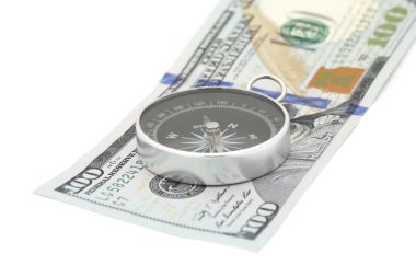 Banknot üzerinde pusula