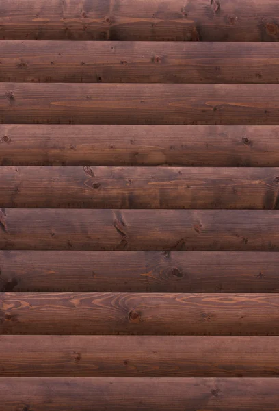 Reklamewand aus Holz — Stockfoto