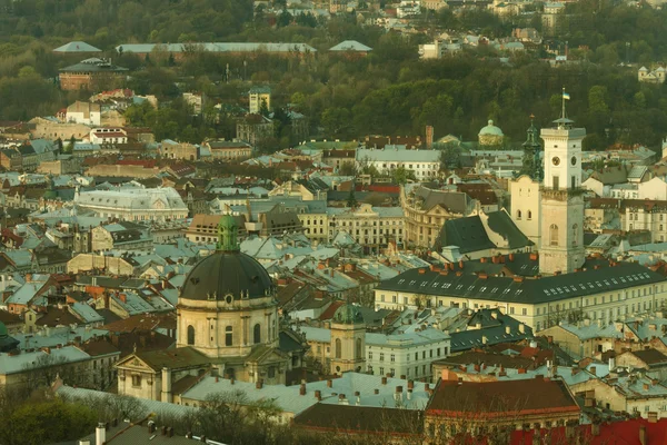 Centro histórico de Lviv — Fotografia de Stock