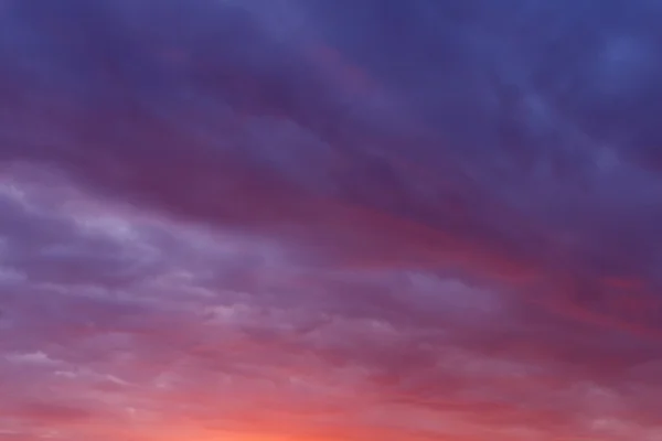 Ciel au coucher du soleil — Photo