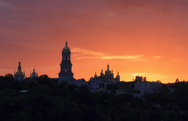 Kyiv Pechersk Lavra at sunset — Stock Photo, Image