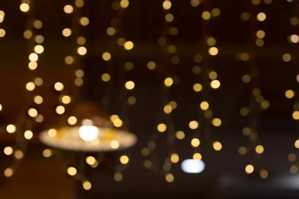 Christmas lights bokeh tło — Zdjęcie stockowe